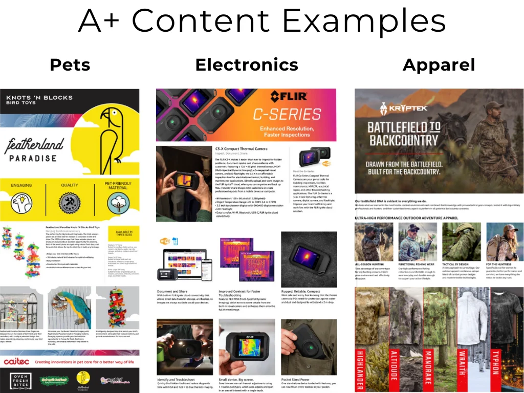 Amazon A Plus Content and Brand Storefront Optimization